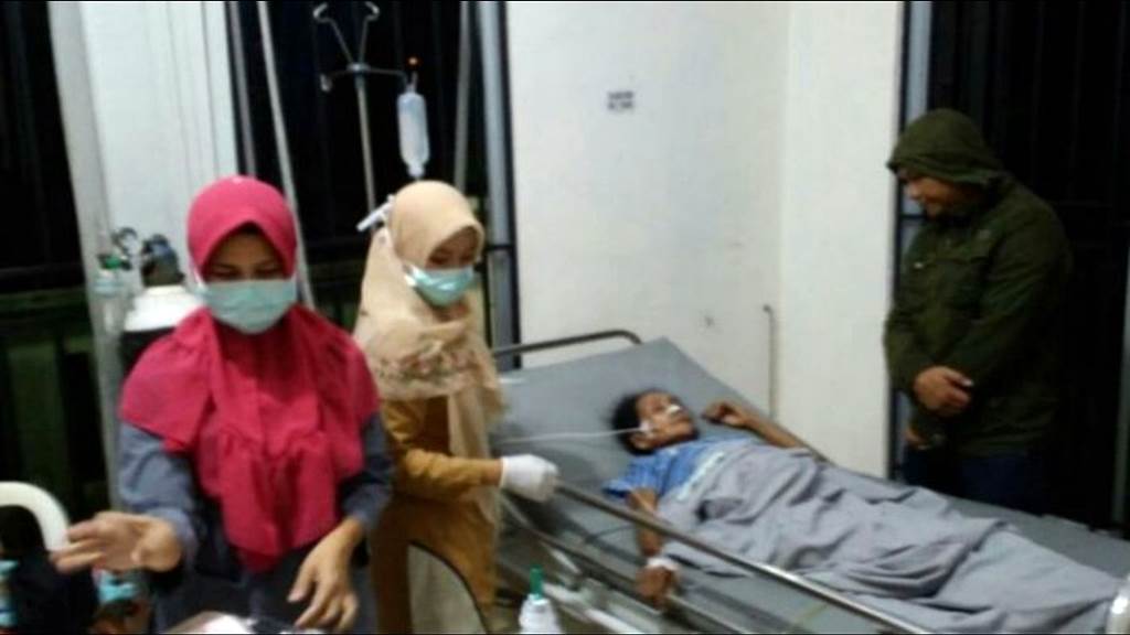 Sitiyah, Pekerja migran asal Banyuwangi yang menjadi korban penyiksaan dan penerlantaran dirawat di RSUD Embung Fatimah Batam Kepri (foto Kompas)