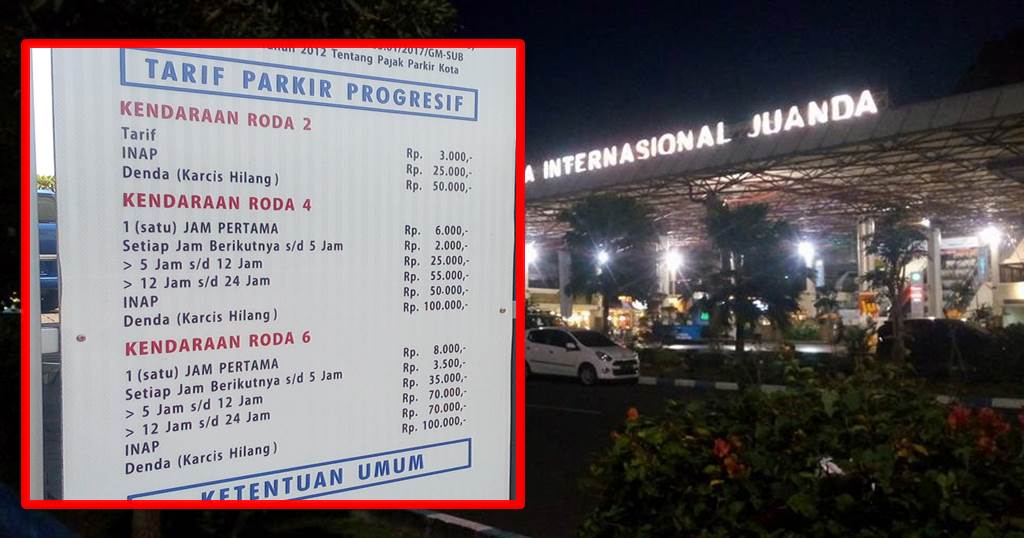 Tarif Parkir Bandara Juanda 6196