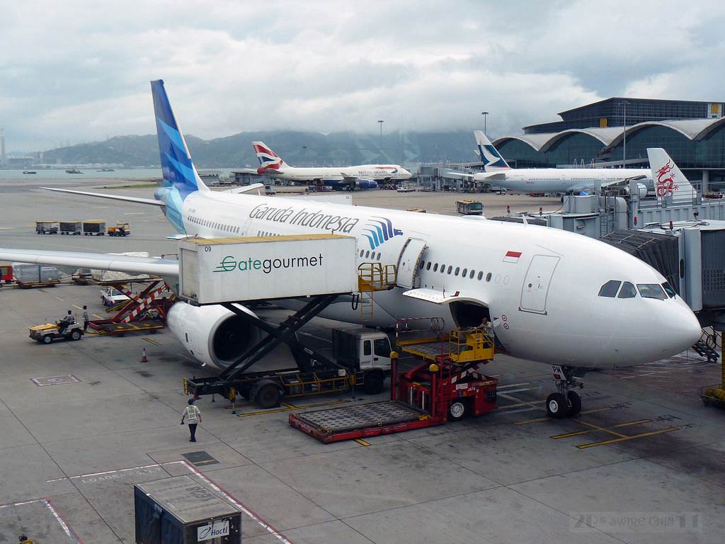 Garuda in Hong Kong International Airport (Foto Flickr.com - Can Pac Swire)