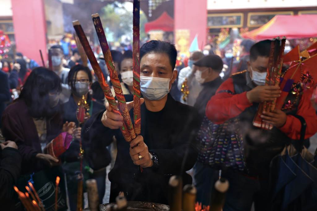 Chinese new Years Celebration in Hong Kong during pandemic (Foto HK01)