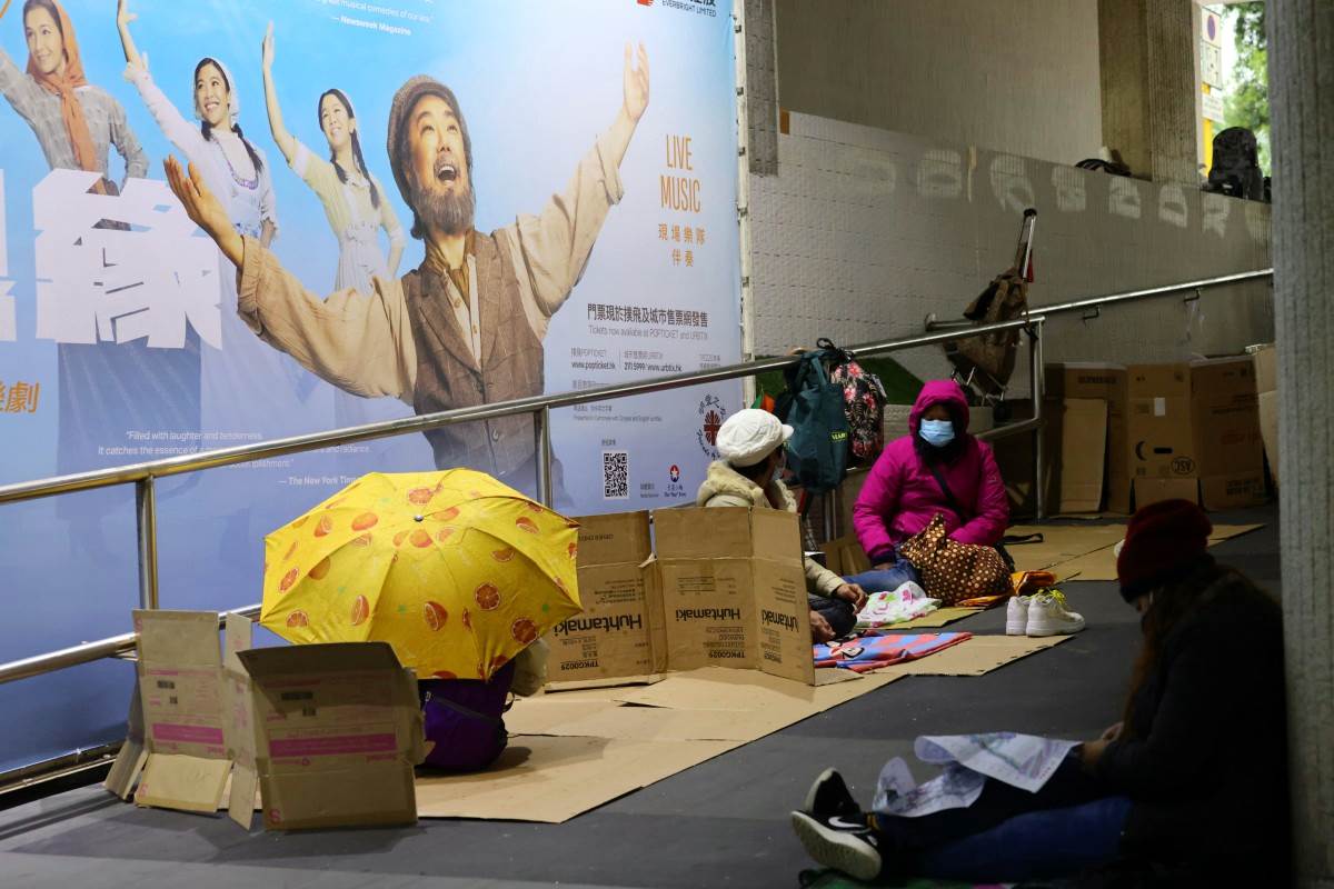 Foreign domestic helper during pandemic in Hong Kong (Foto SCMP)
