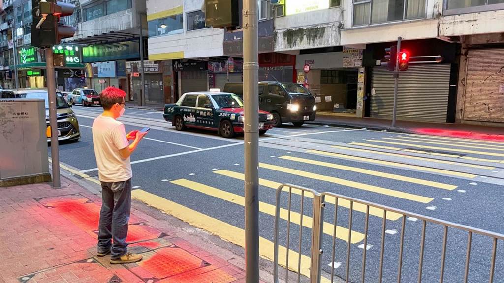 Uji coba zombie traffic lights di Hong Kong (Foto Coconuts.co)
