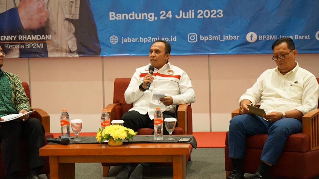 PLT. Deputi Penempatan dan Pelindungan Kawasan Eropa dan Timur Tengah, Brigjen Pol. Dayan Victor Imanuel Blegur (Foto BP2MI)