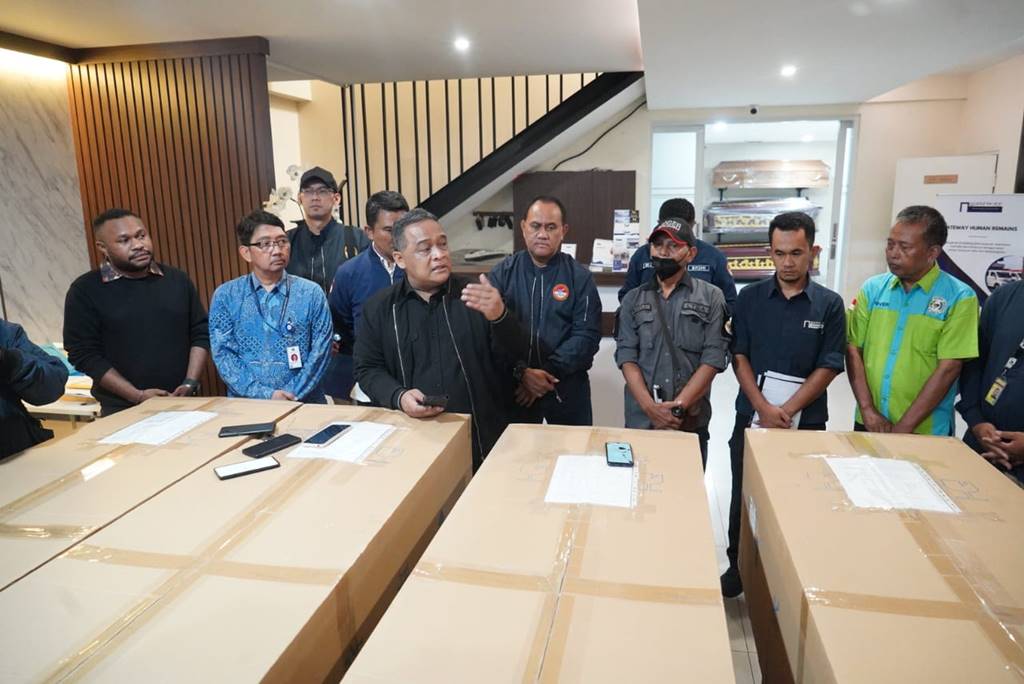 Kepala BP2MI Terima jenazah empat pekerja migran di Bandara Soetta Tangerang pada Minggu 17 September 2023 (Foto istimewa)