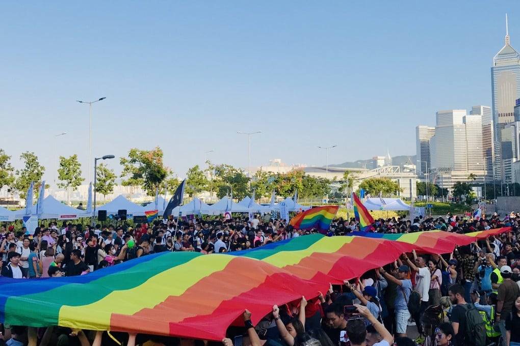 Aksi Masa LGBT di Hong Kong (Foto SCMP)