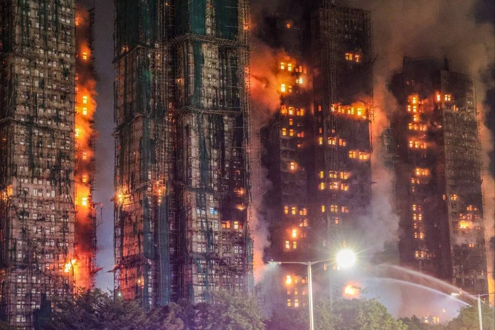 Insiden kabakaran Apartemen di Tai Po Hong Kong (Foto SCMP)